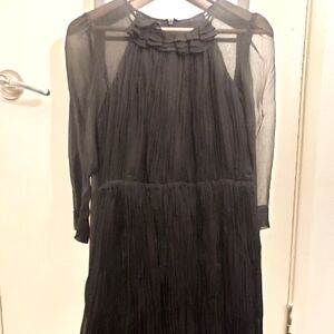 Midi, Medium/ size 6, Black Dress
